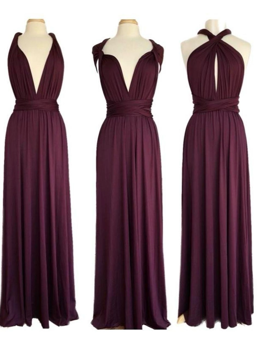 Vintage Purple Maxi Dress